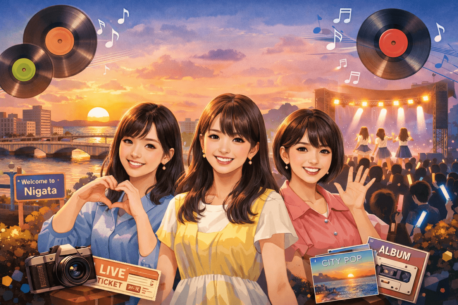 新潟発アイドルの魅力・楽曲・ライブ情報を網羅